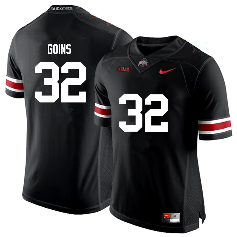 Ohio State Buckeyes #32 Elijaah Goins College Football Jerseys Game-Black